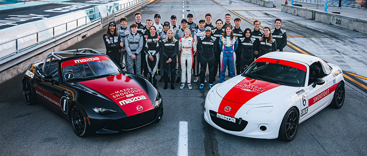 Team Mazda Group Photo at the MX-5 Cup Shootout