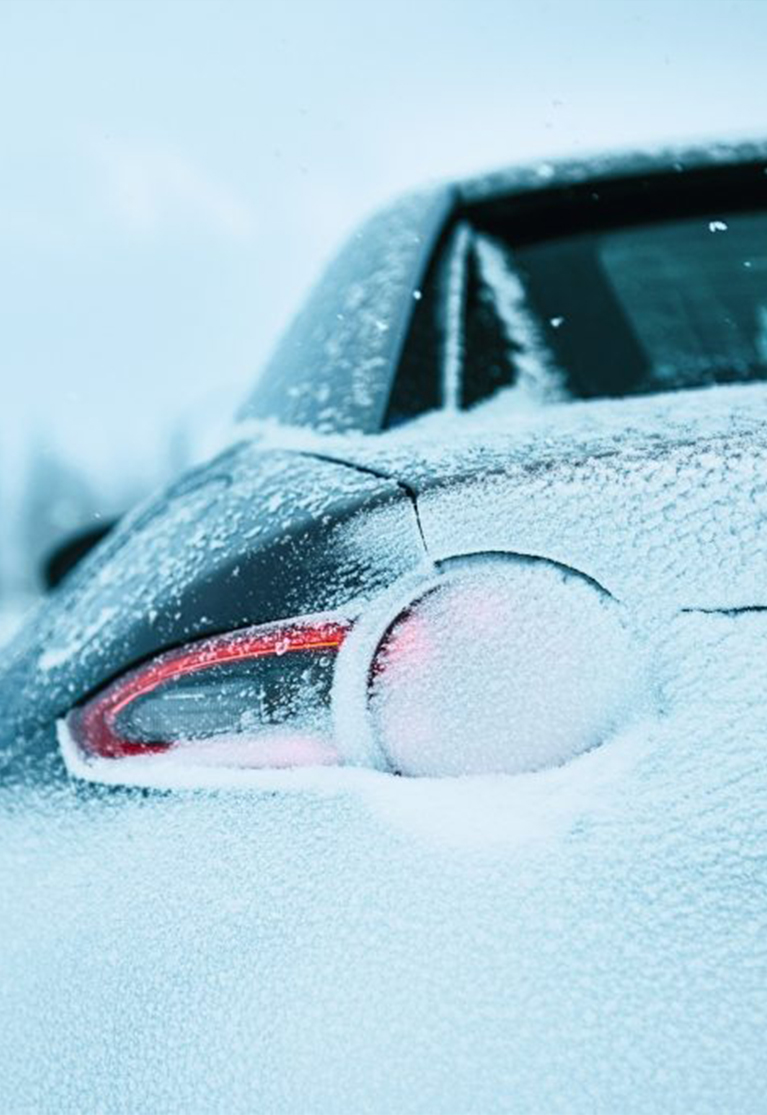 Mazda MX-5 Miata RF in the Snow
