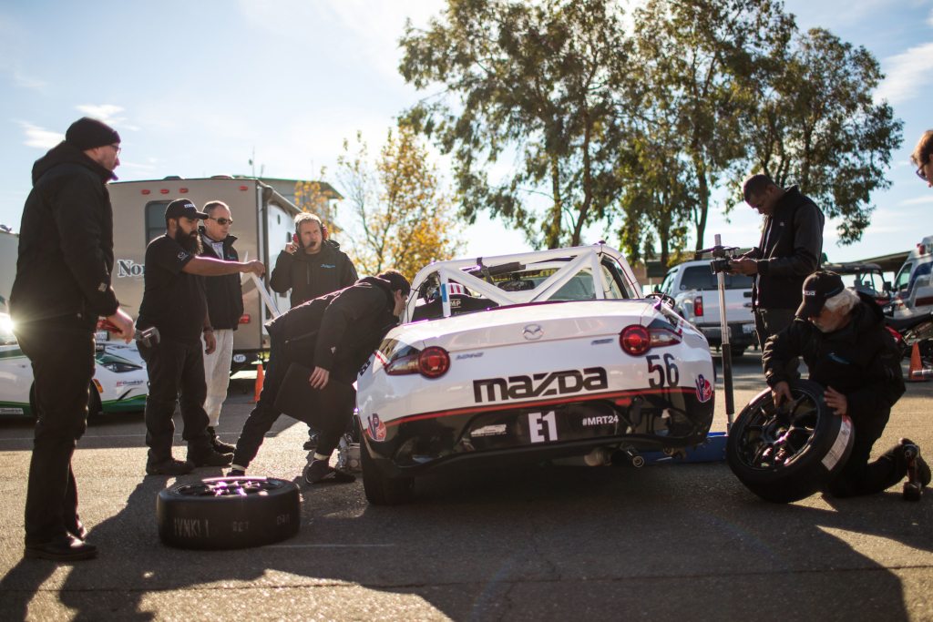 Mazda MX-5 Miata at 25 hours of Thunderhill
