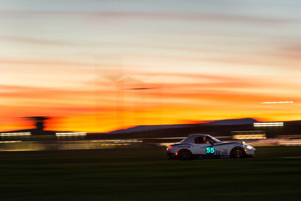 Mazda at 25 hours of Thunderhill – Sunset Image