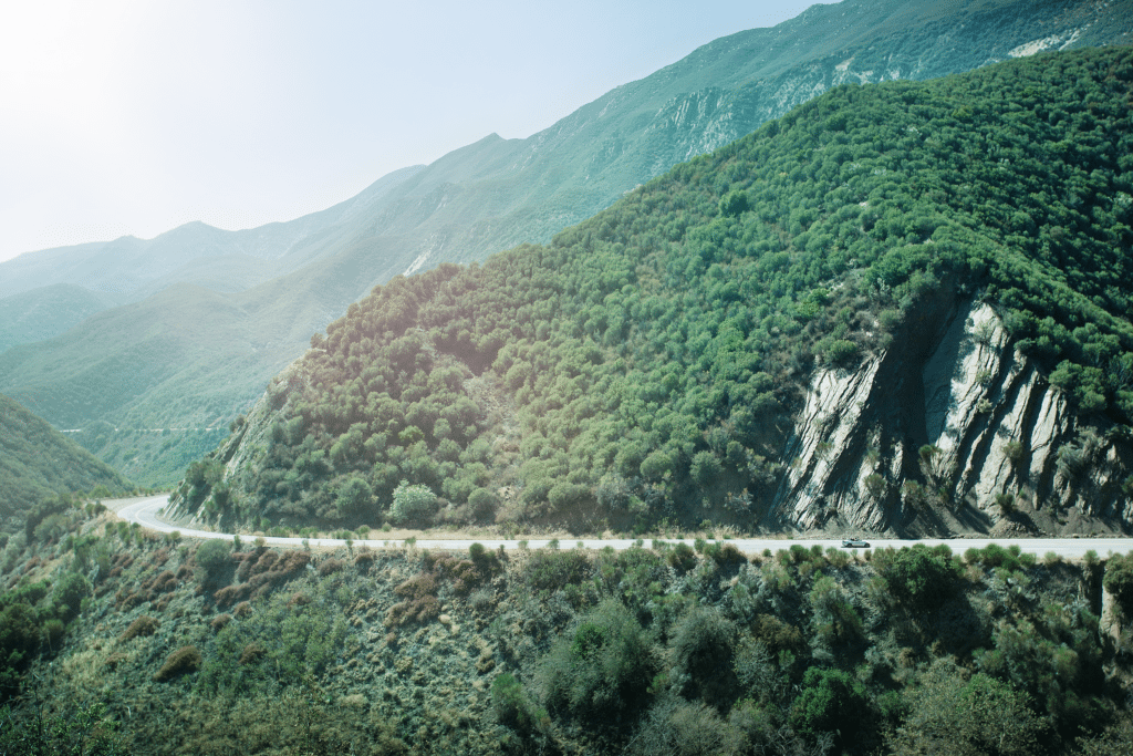 Route 33 California with the Mazda MX-5 Miata