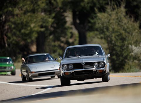 Vintage Mazda Vehicles at Touge, California