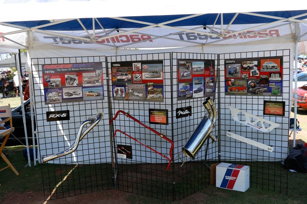 Mazda Parts Exhibited at Racing Beat