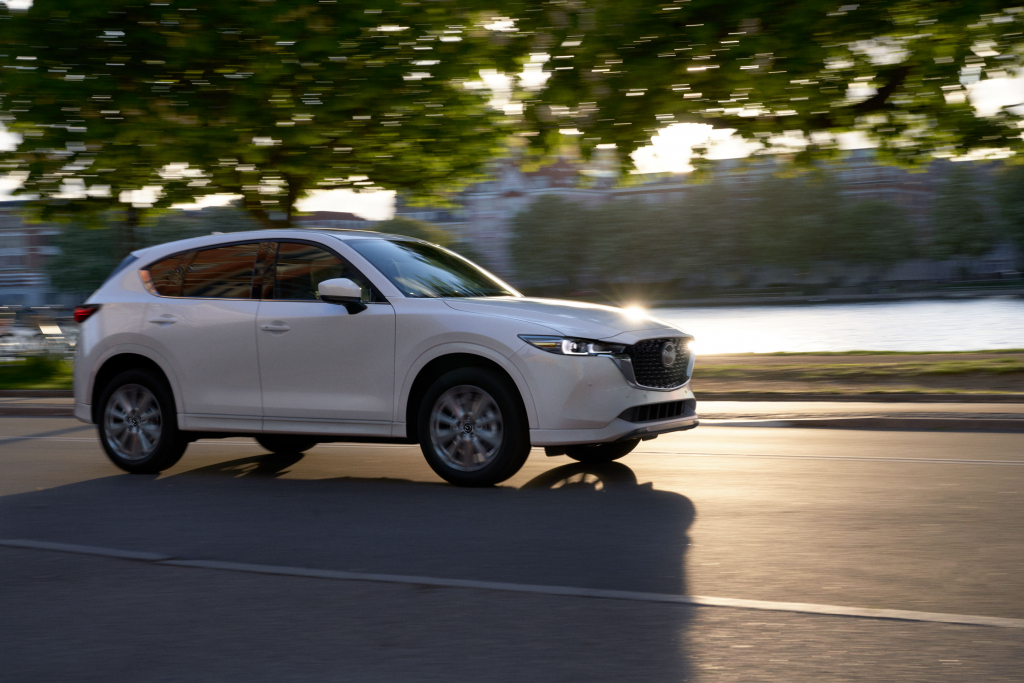 White Mazda CX-5 Crossover SUV