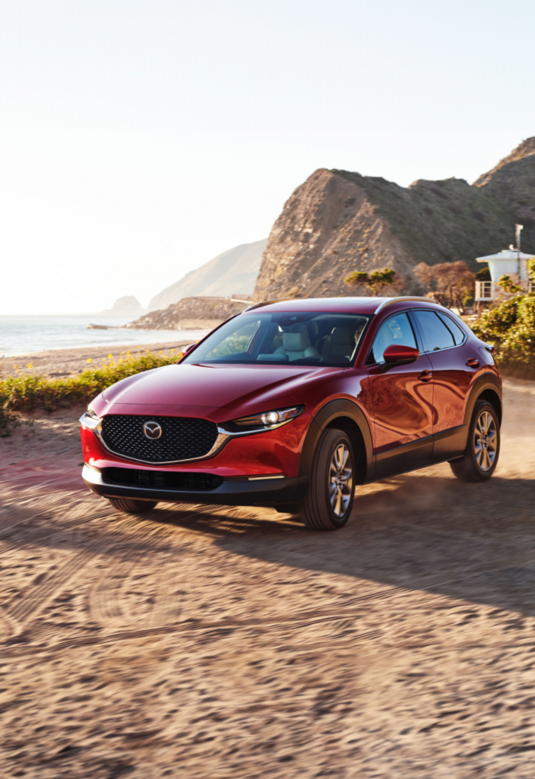 2020 Mazda CX-30 Parked by the Ocean