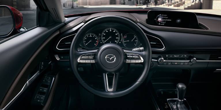 2020 Mazda CX-30 Steering Wheel and Dashboard