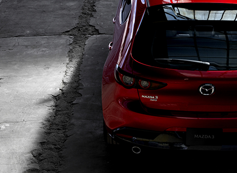 Mazda 3 Hatchback Rear View