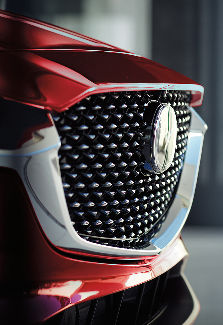 Mazda CX-30 2.5 Turbo Front Close-up