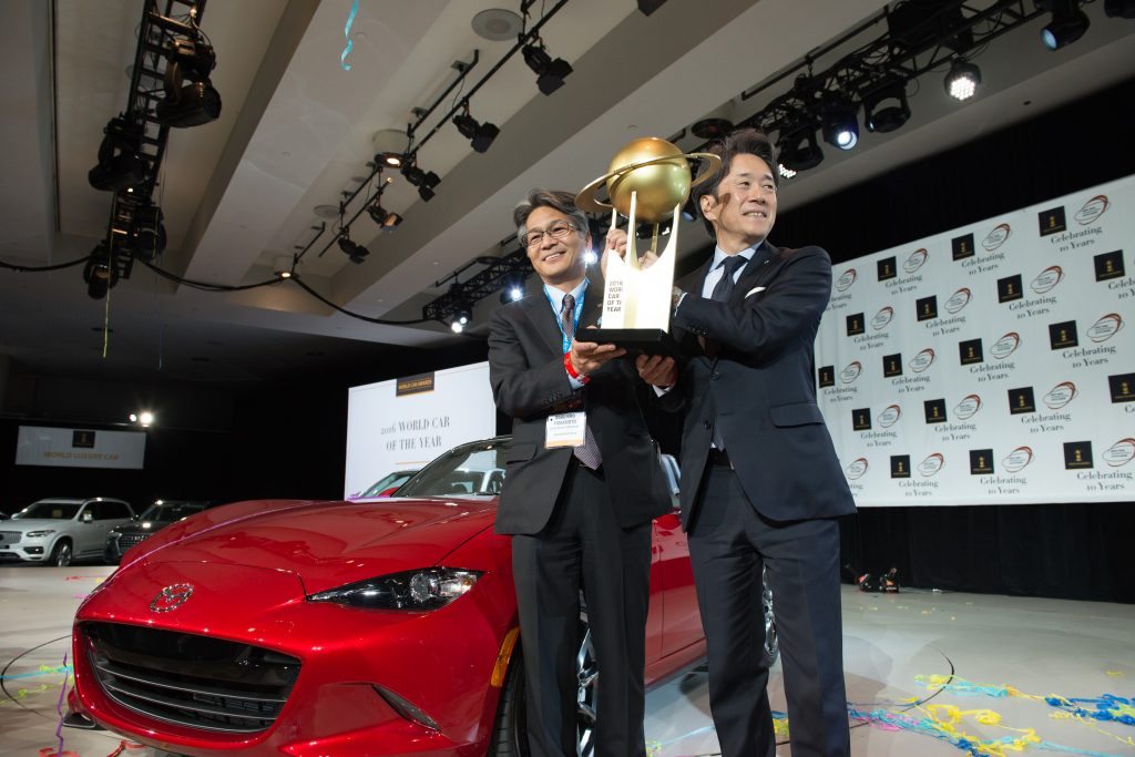 Mazda MX-5 Miata Wins 2016 World Car of the Year