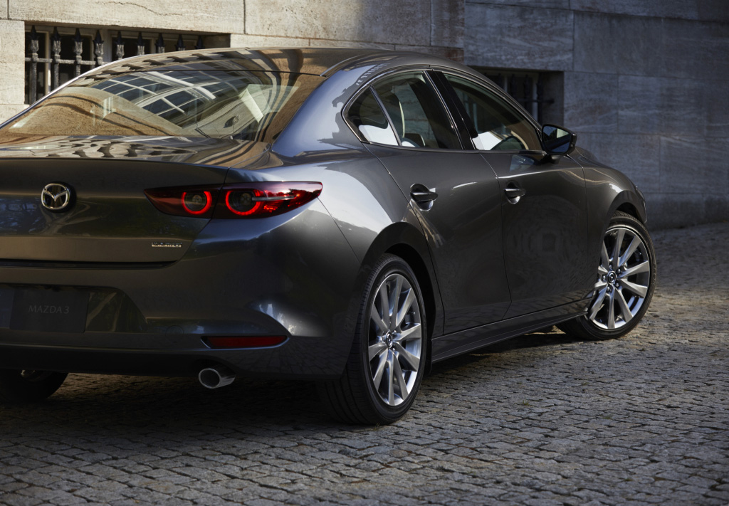 2019 Mazda 3 Hatchback Rear View