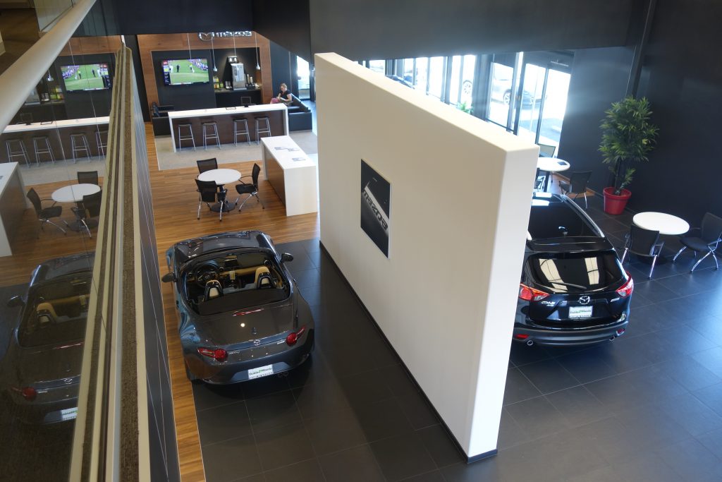 Mazda Retail Evolution Dealership Design Interior View