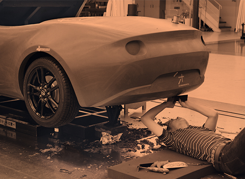 Mazda Design Clay Modeling Process