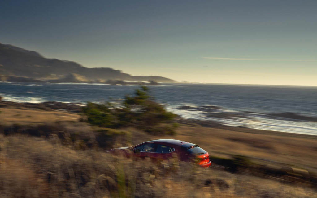 Mazda 3 Hatchback on the Pacific Coast Highway 