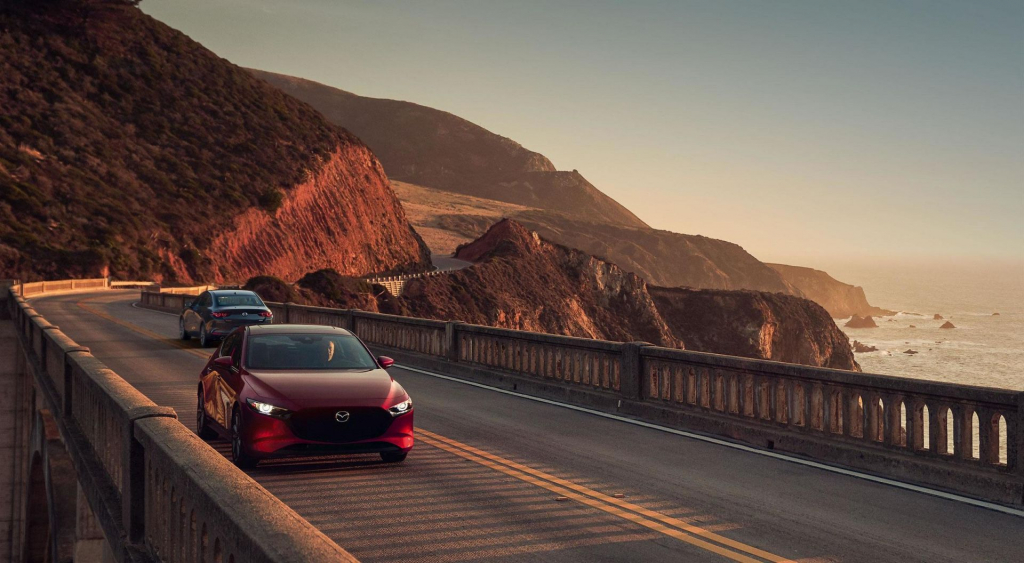 Mazda 3 Along the Pacific Coast Highway 
