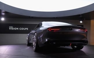 2017 Tokyo Motor Show Mazda Vision Coupe Concept Car Rear View