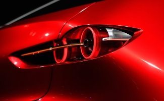 2017 Tokyo Motor Show Mazda Concept Car Headlight Detail