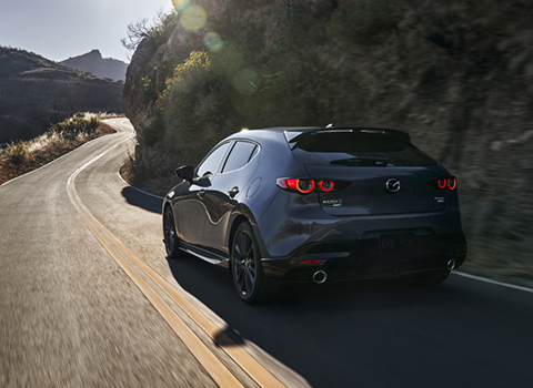 2021 Mazda 3 2.5 Turbo Hatchback Rear View