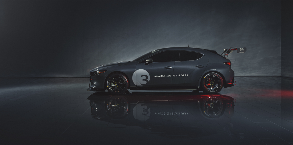 Mazda Motorsports – Mazda 3 TCR Side View