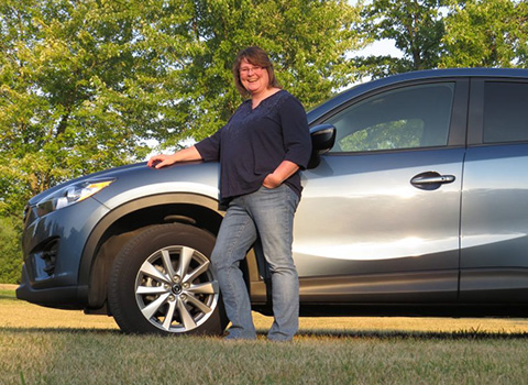 Jenn Dietz With Her Mazda CX-5