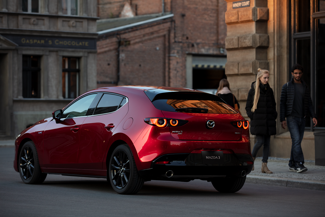 Mazda 3 Hatchback Rear View