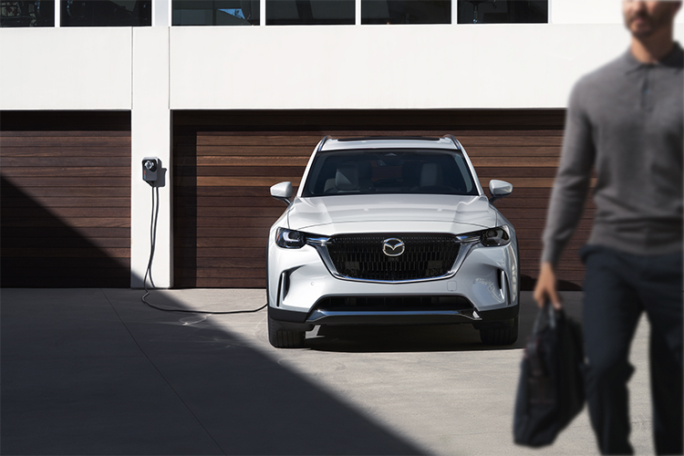 How to Charge Your Electric Car at Home – Mazda CX-90 PHEV