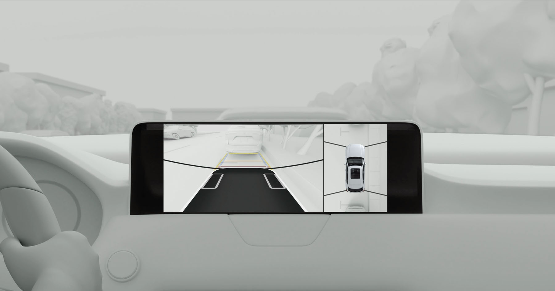 2025 Mazda CX-50 Safety – 360º View Monitor with See-Through View