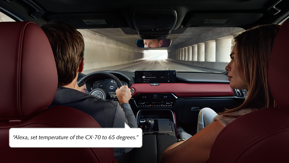 Mazda CX-70 – Alexa Built-in Connection
