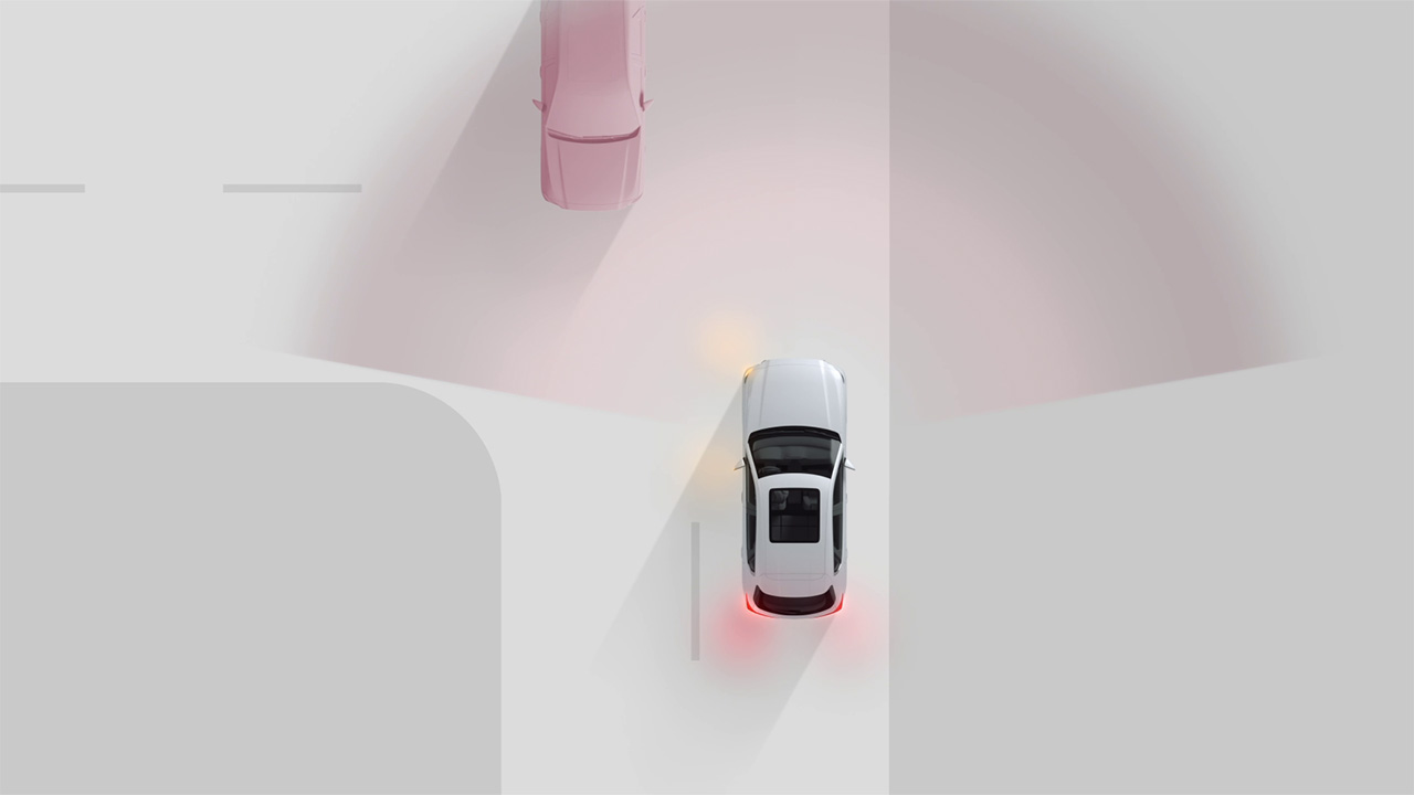 2025 Mazda CX-70 Safety – Smart Brake Support - Turn Across Traffic