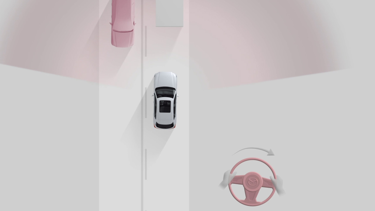 2025 Mazda CX-90 PHEV Safety – Head-on Traffic Avoidance Assist
