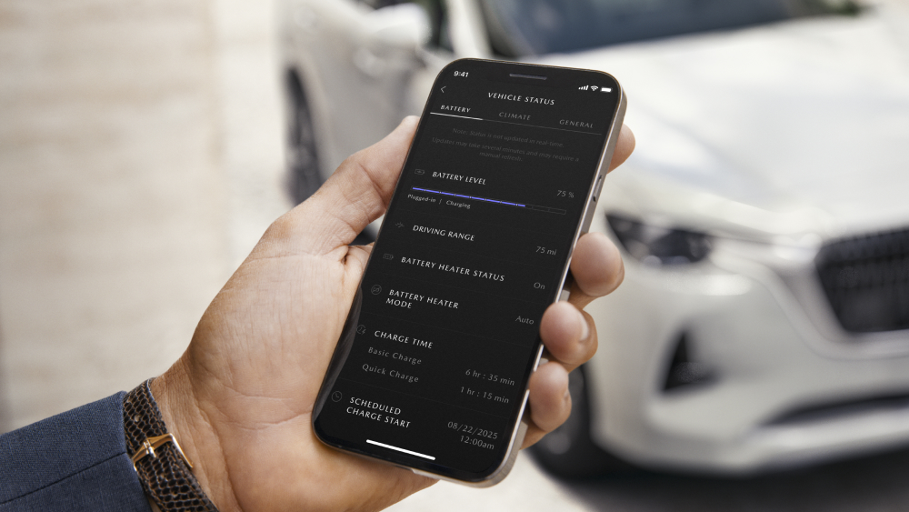 2025 Mazda CX-90 PHEV – MyMazda App with Mazda Connected Services